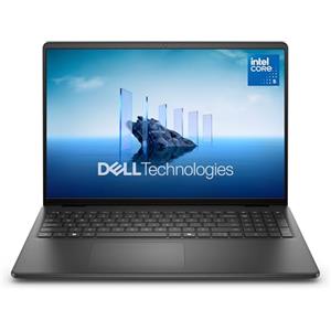 Dell 16 Laptop DC16250 - 16" FHD+ 16:10 (1920x1200), Intel Core 5 Series 1, Grafica Intel UHD, 16GB RAM DDR5, 512GB SSD, Win 11 Home, Tastiera Retroilluminata QWERTY, Lettore Impronte Nero Carbonio