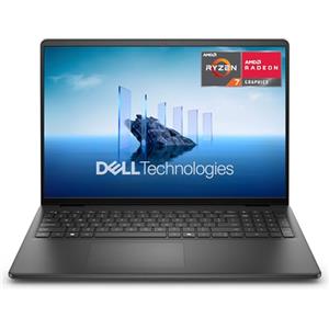 Dell 16 Laptop DC16255 16" 2K (1920x1200) Display, AMD Ryzen 7 250, AMD Radeon Grafica, 16GB DDR5 RAM, 1TB SSD, Windows 11 Home, Tastiera QWERTY IT Retroilluminata, Carbon Black
