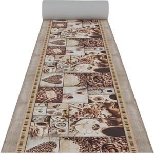 Italian Bed Linen PASSATOIA MADE ITALY con stampa digitale, Coffee 50 x 50 cm