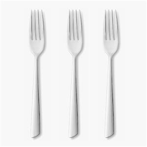 Arcos Serie Toscana - Forchetta Tavola Set (3 forchetta) - Monoblocco Unipezzo Acciaio Inossidabile 18/10 e 200 mm Colore Argento