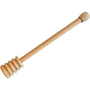 Fackelmann Cucchiaio per miele in legno di faggio FSC, Dosatore miele con scanalature per versare senza gocce, Cucchiaino naturale per miele artigianale, 16 cm circa
