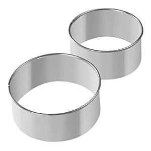 Zenker Fackelmann Set 2 Coppapasta in Acciaio Inossidabile Ø8 cm e Ø9 cm (Colore: Argento), Quantità: 1 Pezzo