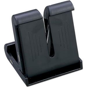 ARCOS Affilatore Professionale da Tasca per Affilare e Lucidare Coltelli - Realizzato in Plastica e Metallo, Colore Nero