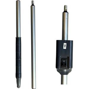 AntDau71® Kit Ricambi Scopa Elettrica Rotante Senza Fili Swivel Sweeper Max CW682 - Caricabatteria, Batteria, Interruttore, Motore con Spazzole e Bastone (Bastone + Interruttore)