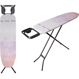 Vileda Diamond S Asse da Stiro | Come nuovo più a lungo | Con rivestimento in biossido di titanio | Compatto e leggero | Altezza regolabile fino a 90 cm | Piano stiro 114x33 cm