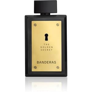 Antonio Banderas The Golden Secret Eau de Toilette da Uomo 200 ml - Fragranza con Menta e Liquore di Mela