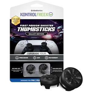 KontrolFreek FPS Freek Galaxy Black Gommini per Controller PS5 | Rialzi e Protezione per Joystick PS5 & PS4 | Precisione & Aim Assist | Nero