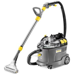 Karcher Kärcher Puzzi 8/1 Adv, potente per la pulizia di tappezzeria, rimozione delle macchie su superfici tessili, incl. bocchetta da 240 mm e tubo di aspirazione, antracite