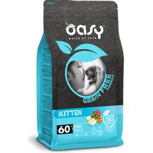 Oasy Grain Free per Kitten con Pesce da 300 gr