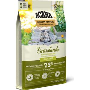 Acana Grasslands 340 gr - Alimento secco per gatti con 70% carne fresca e pesce, senza cereali