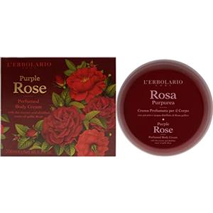 L'Erbolario Rosa Purpurea Crema Profumata per il Corpo 200 ml - Idratante con Estratto di Rosa Gallica