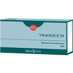 Erba Vita VitaOligum Calcio - Integratore per Ossa e Denti in 20 Fiale da 2 ml