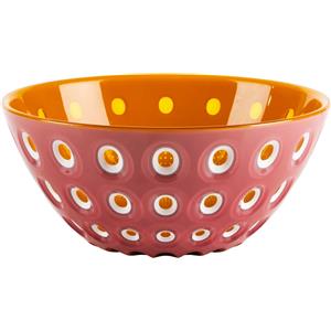 Guzzini Le Murrine Ciotola Contenitore Ø 25 cm in SAN Malva-Bianco-Caramello, Lavabile in Lavastoviglie