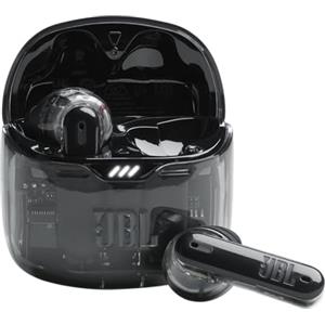 JBL Tune Flex Ghost Auricolari In-Ear True Wireless Bluetooth con Cancellazione Attiva del Rumore, Impermeabili IPX4, Bassi Puri, Smart Ambient, 4 Microfoni, fino a 32 h di Autonomia, Black Ghost