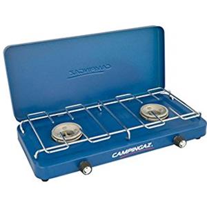Campingaz Base Camp 2000010109 - Fornello a gas da campeggio con coperchio, Blu