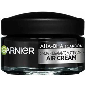 Garnier PureActive Air Cream 50ml - Crema Opacizzante Leggera con AHA, BHA e Carbone per Pelli Grasse