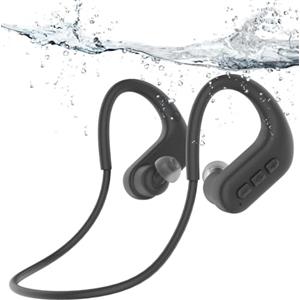 SANOTO Cuffie Subacquee per Piscina,In Ear Cuffie Conduzione Ossea Bluetooth 5.4, IPX8 Waterproof Auricolari Nuoto, 8G Mp3 Subacquee per Nuoto, Auricolari Sport for Swim, Running and Surfing