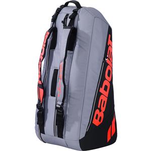 Babolat RH6 Pure Strike Borsone Tennis - Capacità 6 Racchette, Scomparto per Scarpe, Design Resistente