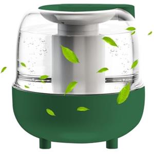 QARIDO Umidificatori per Piante - umidificatore per Camera da Letto,Umidificatore con Ricarica USB Alimentato a Batteria con Luce Notturna, spegnimento Automatico, umidificatore da 4 Litri