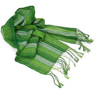 Tumia LAC - Lana di Alpaca Tinta Naturalmente - Sciarpe Leggere - Verde