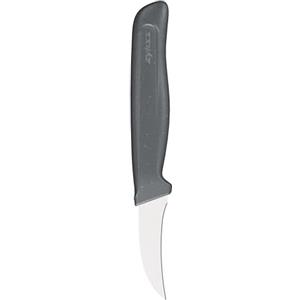 zyliss Coltello da Pelatura, 6 cm o 2.3 Pollici, Acciaio Inossidabile Tedesco o Manico in Paglia di Frumento, da Cucina o per Verdure, da Frutta, Grigio
