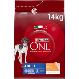 Purina One Maroon Crocchette per Cani Adulti con Pollo e Riso Sacco da 14 kg
