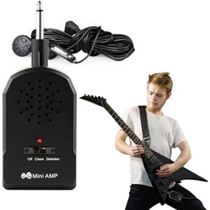 Generico Amplificatore Per Chitarra Elettrica - Amplificatore Wireless Per Basso Per Chitarra Elettrica, Amplificator Personale Compatto, Attrezzatura Musicale Portatile, Effetti Incorporati |