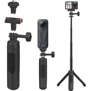 NEOSOU Treppiede per selfie da 40 cm con supporto magnetico per DJI Action 5 Pro 4 3 Osmo 360, mini asta di estensione per GoPro Ace Pro 2 X5 X4 X3 GO 3S Ultra Nano Action 6 Pocket 3