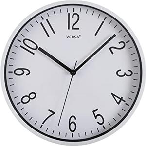 VERSA Raven Orologio da parete silenzioso NUOVO MECCANISMO E MIGLIORE QUALITÀ per la cucina, per la cucina, il soggiorno o la sala da pranzo - Facile da leggere, Misure (A x L x l) 30 x 4,3 x 30 cm,