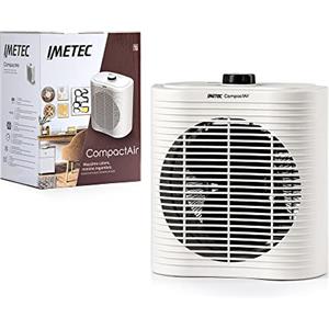 Imetec Compact Air, Termoventilatore piccolo e potente, Stufetta Elettrica, 2000 W, maniglia integrata, temperatura regolabile, funzione antigelo, dispositivo di protezione dai surriscaldamenti