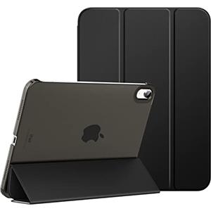 MoKo Cover Custodia iPad (A16) 11a Generazione 2025 /iPad 10a Generazione 2022, Cover Custodia Protettiva per Supporto Ultrasottile con Copertura Posteriore Traslucida in PC Rigido, Nero