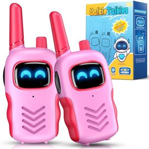 Adeokay Walkie-Talkie, Giochi Bambina 3 4 5 6 7 8 9 10 11 12 Anni Femmina Regalo Bambina 3-12 Anni Giocattoli per Bambini All'aperto Regalo Bimba 3-12 Anni Giocattoli Bambina 3-12 Anni