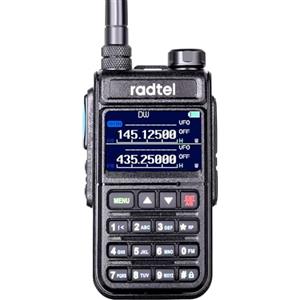 Radtel RT-890 Dual Band HAM Radio Color LCD Walkie Talkie with Air Band Reception and Channel Name/FM Radio/VOX/