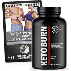 BEPERFECT Integratore Alimentare per il Metabolismo Energetico 120 Capsule - L-Carnitina, Glucomannano, Garcinia Cambogia, Caffeina e Tè Verde