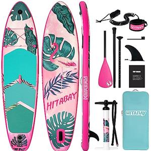 HITABAY Tavola SUP Gonfiabile con Accessori Completi, Tavola da Paddle Surf Gonfiabile 320 x 81 x 15 cm, Capacità di Carico Massima 150kg, Unisex-Adulto Stand Up Paddle Board