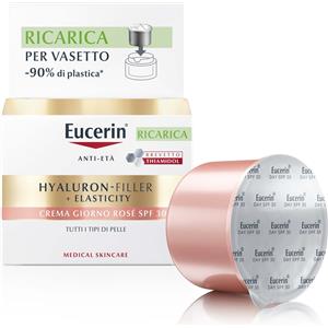 Eucerin Hyaluron-Filler + Elasticity Crema Giorno Rosé SPF30 50ml - Crema viso giorno antimacchie