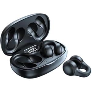 MYSSJS Cuffie Bluetooth Auricolari a conduzione ossea X58 TWS auricolari bluetooth 5.3 auricolari sportivi impermeabili con auricolari con microfono Impermeabili Earbuds(Black)