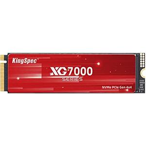 KingSpec XG7000 M.2 NVMe SSD 1TB PCIe 4.0 - Fino a 7400 MB/s in lettura, 6600 MB/s in scrittura - SSD interno da gaming per PS5, PC e laptop - con dissipatore di calore (2280)
