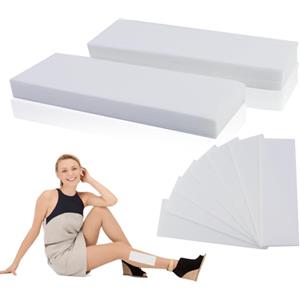 REBECCAGIBSON Strisce Depilatorie 100 Pezzi Per Ceretta Calda E Pasta Di Zucchero,Non Tessuto Per Gambe,Braccia,Ascelle E Zona Bikini