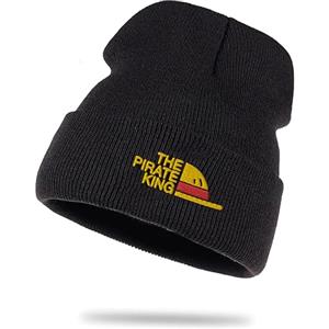 Tee Kiki Cappello Lavorato a Maglia Ruffy Luffy Monkey D.Un Cappello di Lana Invernale a Rotolo Berretto Zoro da Marinaio Unisex