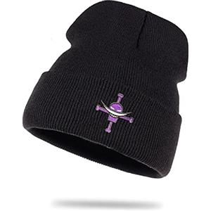 Tee Kiki Whitebeard Logo Son Ruffy Luffy Naruto Saitama One Dragon Master Goku Ball Roshi Piece Db - Cappello di Lana Invernale a Rotolo Berretto da Marinaio Unisex