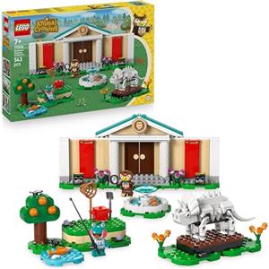 LEGO Animal Crossing La Collezione del Museo di Blatero - Giocattolo Interattivo con le Minifigure di Blatero e Gigliola e Fossili di Dinosauro - Regalo per Gamer, Bambine e Bambini da 7 Anni - 77056
