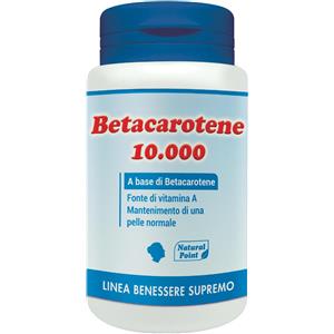 Natural Point Betacarotene 10000 Integratore Alimentare, 80 Perle