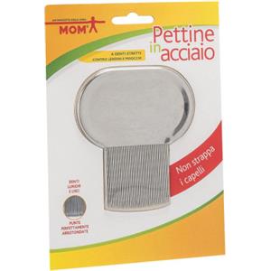 MOM Pettine in Acciaio per Rimozione Pidocchi - Cod. UM161