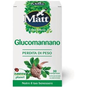 Matt Erboristeria - Glucomannano Integratore Perdita di Peso, 30 Compresse 979804438