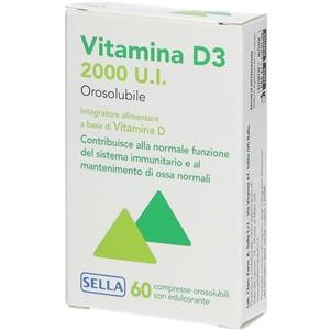 Vitamina d3 2000ui orosolubile 60 compresse - - 982460634