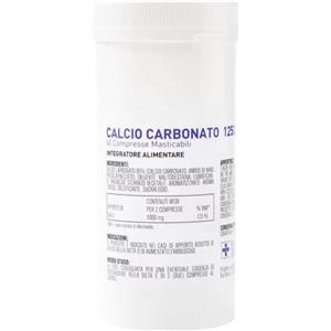 OLCELLI FARMACEUTICI Calcio Carbonato 60 Compresse Masticabili - Integratore Alimentare per Apporto di Calcio