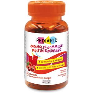 PEDIAKID Multivitaminico 60 Orsetti Gommosi - Caramelle gommose con Vitamine e Minerali per Bambini