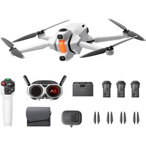 Antigravity A1 Pack Explorer (3 batterie) - Drone 360 8K immersivo, Punta e vola, anticollisione, 249 g e pieghevole, Deep Track, ritorno automatico, fino a 10 km, editing automatico