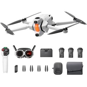 Antigravity A1 Pack Infinity (3 batterie ad alta capacità) - Drone 360 8K per voli immersivi, Punta e vola, anticollisione, Deep Track, ritorno automatico, trasmissione a 10 km, editing automatico